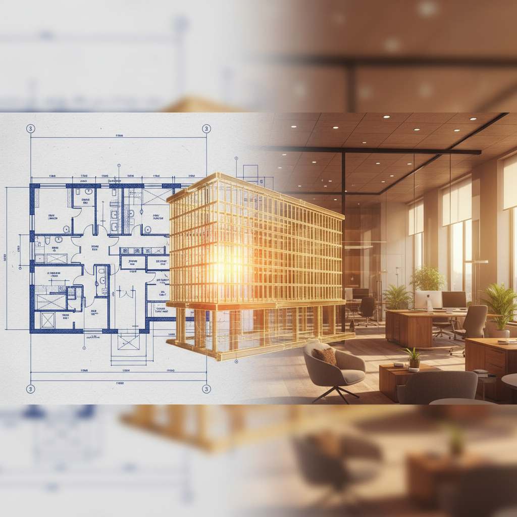 Büroplanung mit 3D Visualisierung